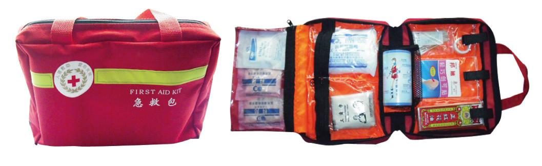 Red Cross Oxford And waterproof first aid kits , emergency medical equipment
